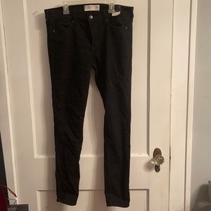 ABERCROMBIE BLACK SUPERSKINNY JEANS